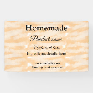 Homemade bakery made with love add text website banner