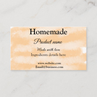 Homemade bakery made with love add text website business card