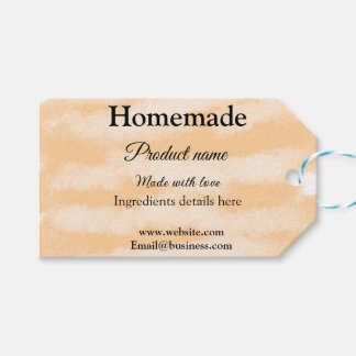 Homemade bakery made with love add text website gift tags