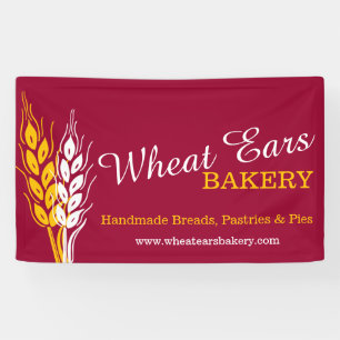 Homemade baking business signage banner