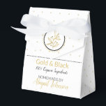 Homemade Bath & Body Packaging | Gold & Black Favour Box<br><div class="desc">For your handmade and homemade sugar scrubs, lotions, creams, body butters, and soaps, customise this box to accommodate your recipe. Fully customisable, so it can be used for any scent or flavour -- and not just bath and body gifts. We've created these black and gold gift boxes so they may...</div>