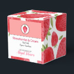 Homemade Bath & Body Packaging | Strawberry Favour Box<br><div class="desc">This cute watercolor strawberries design is fully customisable, so it can be used for any of your strawberry flavoued or scented homemade artisan gifts, but also for sewing and craft projects which have a strawberry theme or strawberries pattern and not just your bath and body gifts. Change the 'name' of...</div>