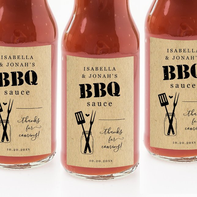 Homemade BBQ Sauce Favour Sticker (Creator Uploaded)