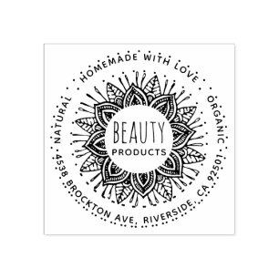 Homemade Beauty Products Business Stamp
