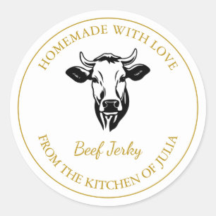 Homemade Beef Jerky Label