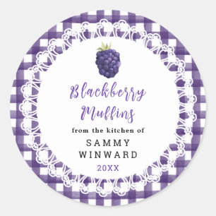Homemade Blackberry Jam Label
