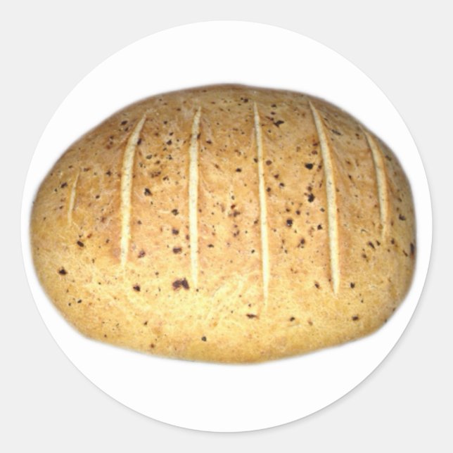 Homemade bread | classic round sticker (Front)