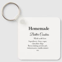 Homemade butter cookies made with love add text