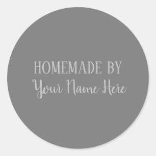 Homemade By Bakery Cookie Cake Bright Fun Classic Round Sticker
