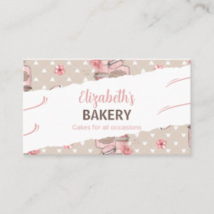 Homemade Cakes, Bakery Business Card