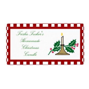 Homemade Candle Label