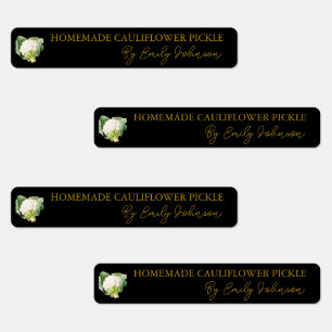 Homemade Cauliflower Pickle Thin Label