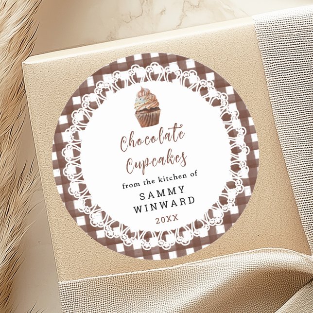 Homemade Chocolate Cupcakes Food Label (Creator Uploaded)