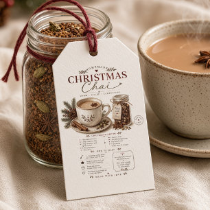 : Homemade Christmas Chai Spice Blend Recipe Gift Tags