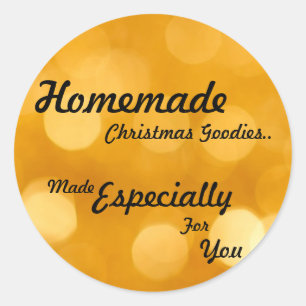 Homemade Christmas Goodies Stickers