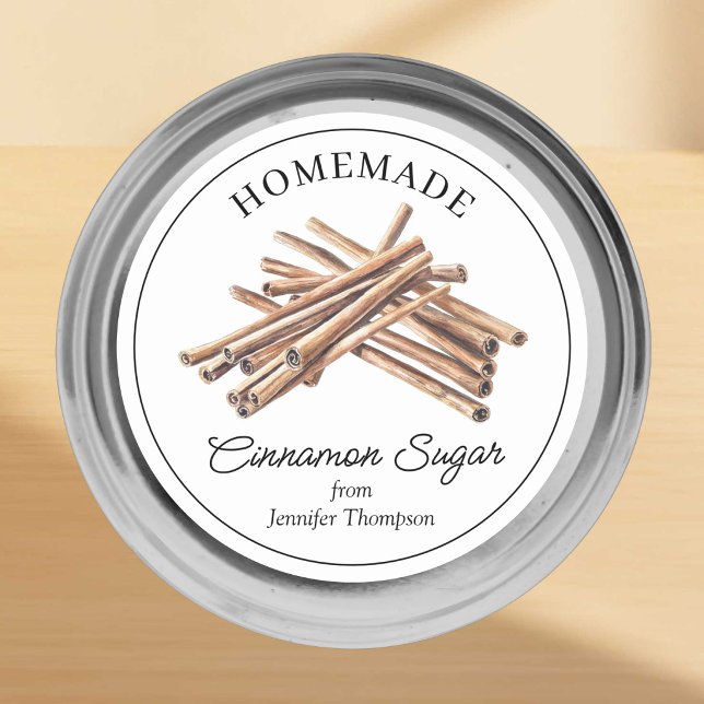 Homemade Cinnamon Sugar Jar Sticker (Creator Uploaded)
