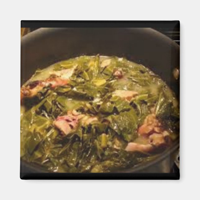 Homemade Collard Greens Magnet (Front)