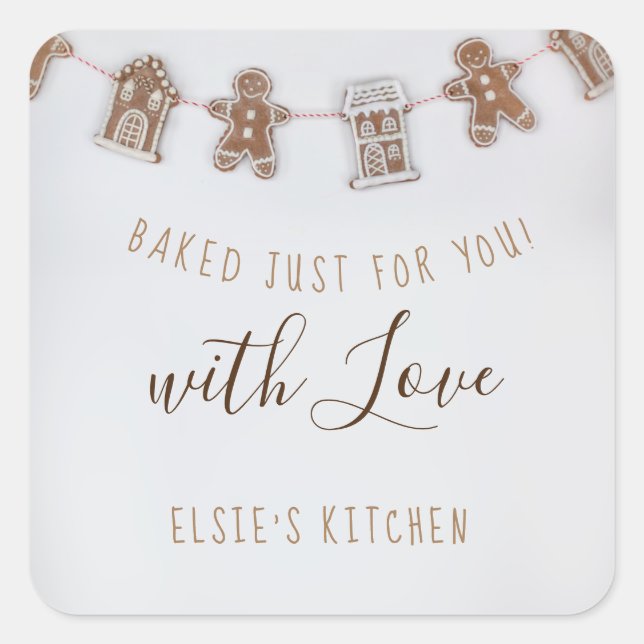 Homemade Cookie | Bread | Baked Goods label (Front)