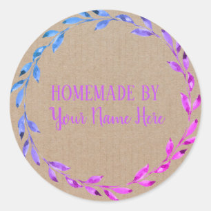 Homemade Cookie Cake Craft Home Baked goods label
