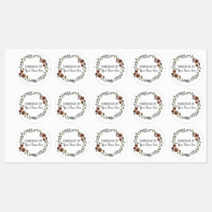 Homemade Cookie Cake Vintage Craft Floral Wreath