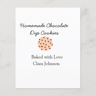 Homemade cookiers add your text name custom throw