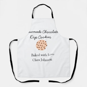 Homemade cookiers add your text name custom  throw apron