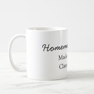 Homemade cookiers add your text name custom  throw coffee mug