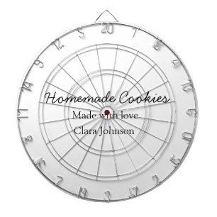 Homemade cookiers add your text name custom throw dartboard
