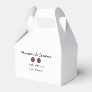 Homemade cookiers add your text name custom throw favour box