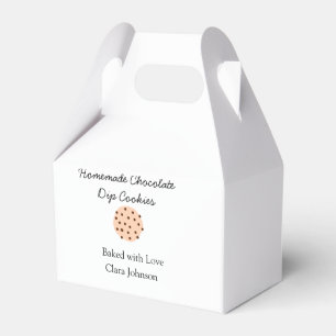 Homemade cookiers add your text name custom throw favour box