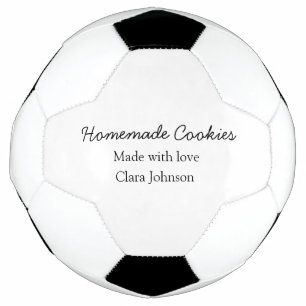 Homemade cookiers add your text name custom throw football