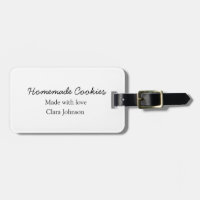 Homemade cookiers add your text name custom  throw