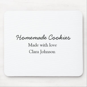 Homemade cookiers add your text name custom throw mouse mat