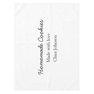 Homemade cookiers add your text name custom  throw tablecloth