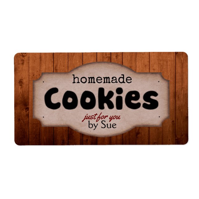 Homemade Cookies by YOU Vintage Labels (Front)
