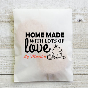 Homemade Cupcakes Classic Round Sticker Favour Bags
