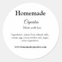 Homemade cupcakes made with love add text website
