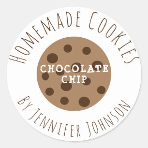 Homemade Desserts Cookies Food Sticker Label