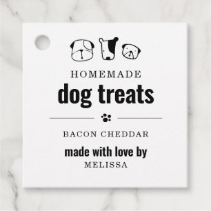 Homemade Dog Treat Gift or Favour Tags