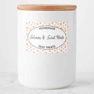 Homemade Dog Treat Label