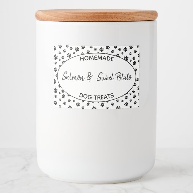 Homemade Dog Treat Label (Front)