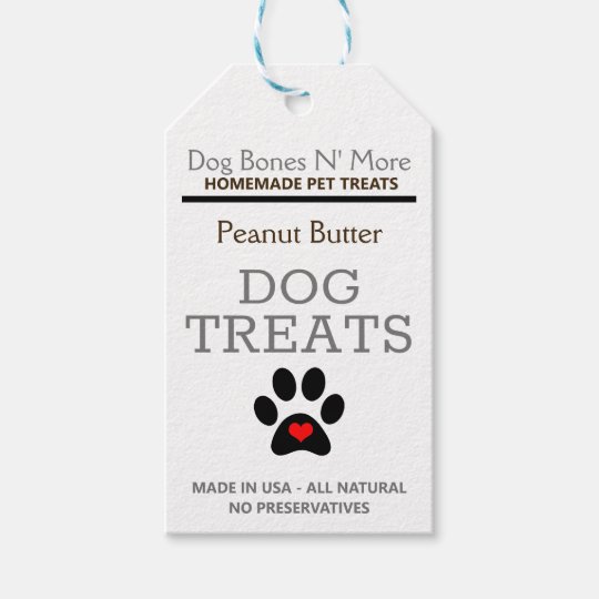 Homemade Dog Treat Labels Zazzle.co.uk