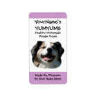 Homemade Dog Treats custom Aussie Dog Label