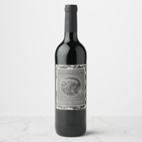Homemade Elderflower Wine Custom Vintage Dark