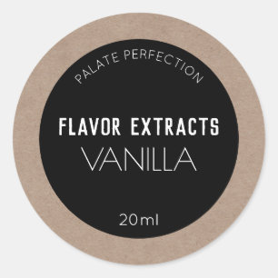 Homemade Extract Labels