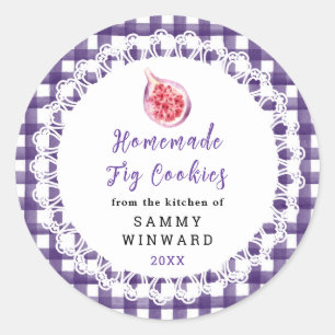 Homemade Fig Cookies Label