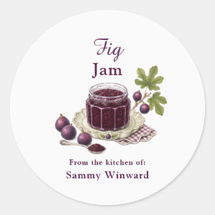 Homemade Fig Jam Gift Label