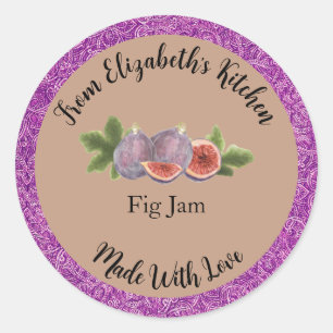 Homemade Fig Jam Jar Label Create Your Own