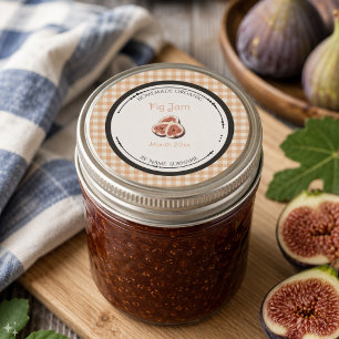 Homemade Fig Jam Label Sticker