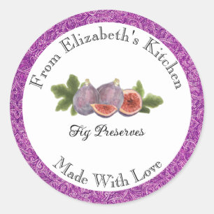 Homemade Fig Preserves Jar Label